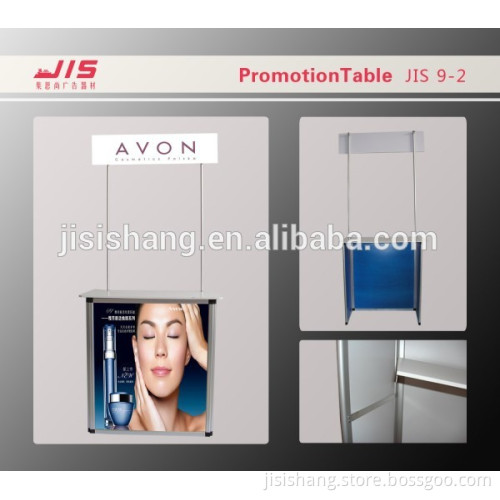 MDF board,Alumnium pole promotion table ,Folded Promotor JIS9-2